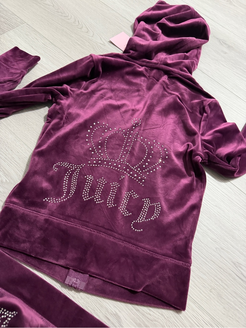 🍇Juicy Couture Velour🍇 Track Set - Plum - Picture 2 of 4